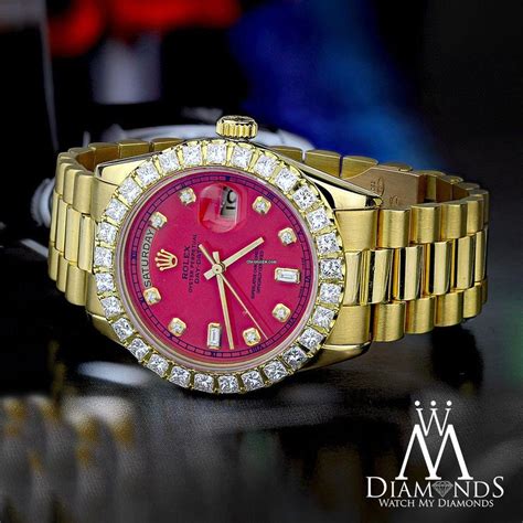 gold rolex red face replica|pre owned women's Rolex.